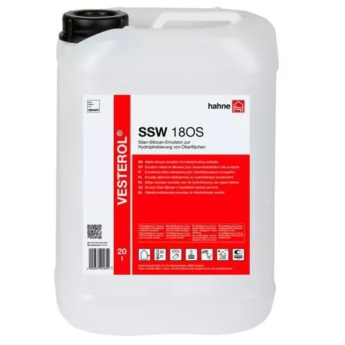 VESTEROL SSW 18OS farblos, Quick-mix, Силан-силоксановая эмульсия для гидрофобизации поверхностей, 2 - Тёплая Керамика - Изображение