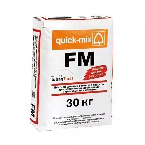 FM.B, Quick-mix, Цветная смесь для заделки швов светло-бежевый, 30 кг, 72302 - Тёплая Керамика - Изображение