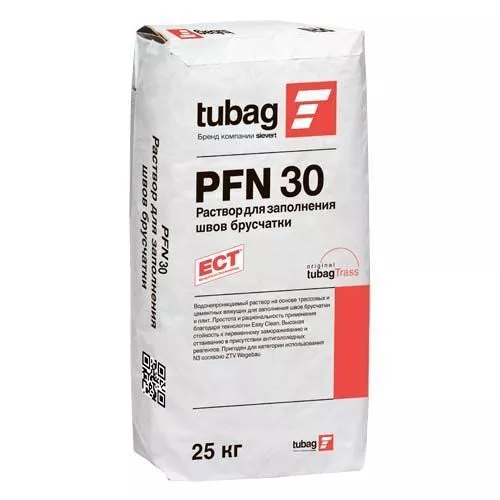 PFN30, Quick-mix, Раствор для заполнения швов брусчатки, 25 кг, 72991, светло-серый - Тёплая Керамика - Изображение