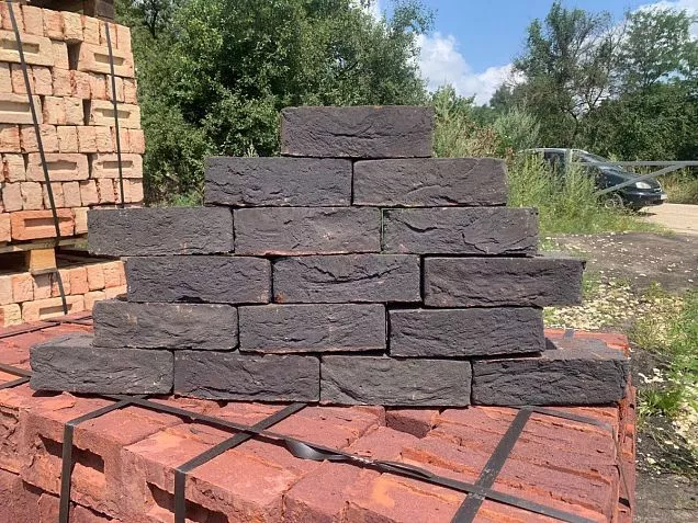 Кирпич облицовочный полнотелый Baksteen Гамма чёрная, 210х100х65 - Тёплая Керамика - Изображение