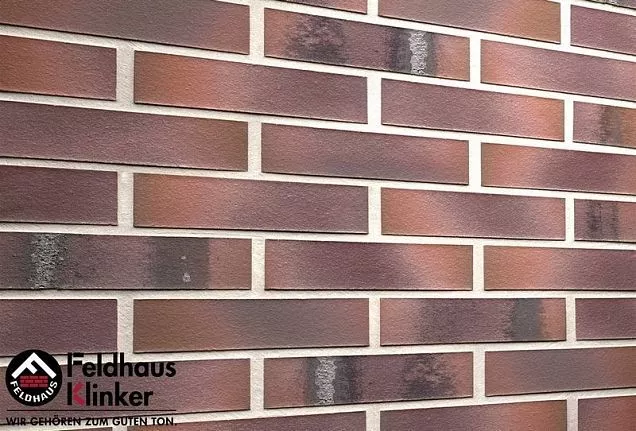 Клинкерный кирпич Feldhaus Klinker K561DF* carbona ardor maritimo 240х115х52 мм - Тёплая Керамика - Изображение 1