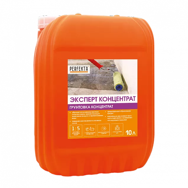 Грунтовка Эксперт Концентрат, Perfekta, 10 л, 1036 - Тёплая Керамика - Изображение