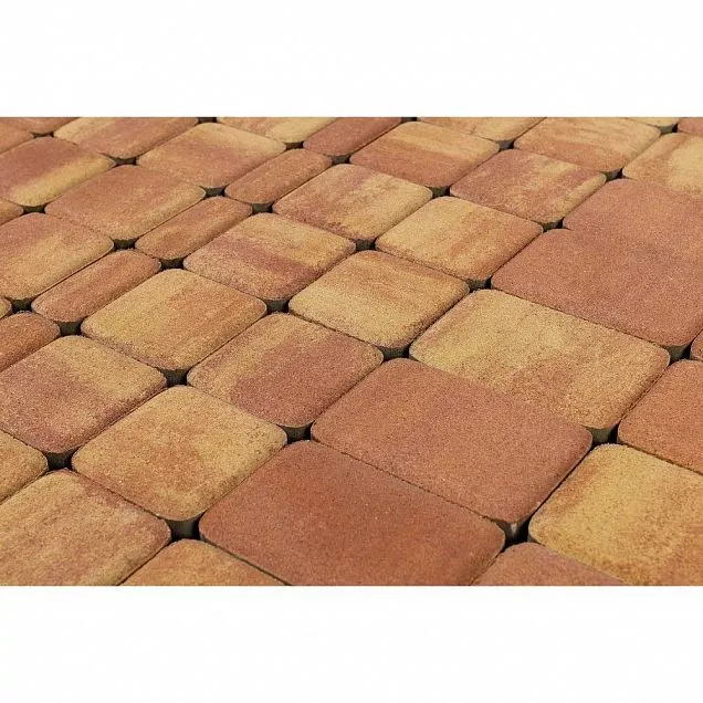 Брусчатка Классико, Color Mix "Рассвет", h=60 мм - Тёплая Керамика - Изображение 2