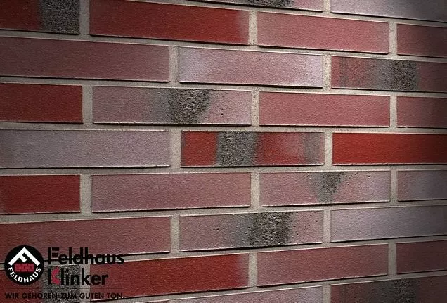 Клинкерный кирпич Feldhaus Klinker K563DF* carbona ardor rutila 240х115х52 мм - Тёплая Керамика - Изображение 1