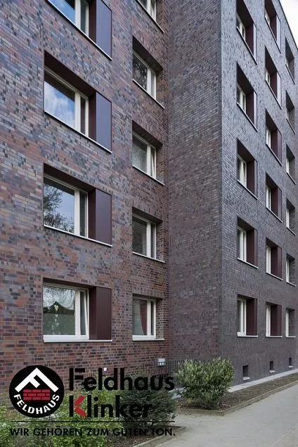 Клинкерная фасадная плитка R560NF14 carbona carmesi colori, поверхность расплавленный обжиг  240х14х - Тёплая Керамика - Изображение 3
