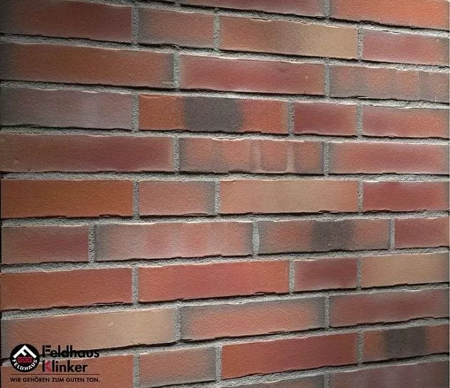 Клинкерный кирпич Feldhaus Klinker  K991DF bacco ardor matiz 240х115х52 - Тёплая Керамика - Изображение 3