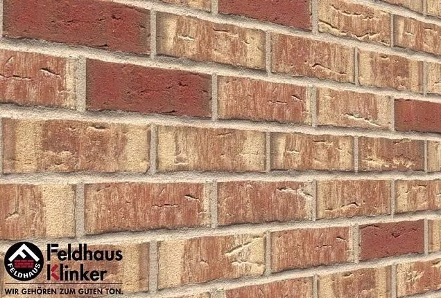 Клинкерный кирпич Feldhaus Klinker K690WDF  "sintra ardor blanca" 215х102х65 мм - Тёплая Керамика - Изображение 1