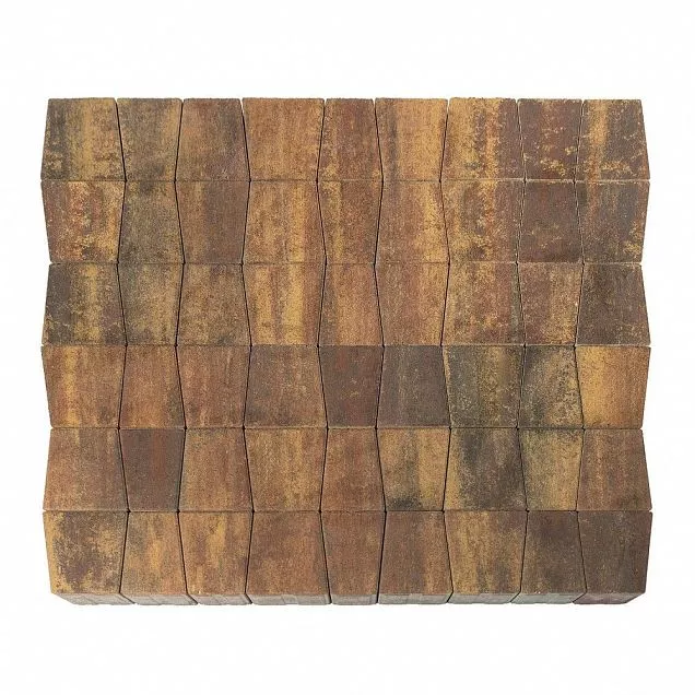 Бетонная брусчатка Старый город "Веймар", Color Mix "Мальва", h=60 мм - Тёплая Керамика - Изображение 3