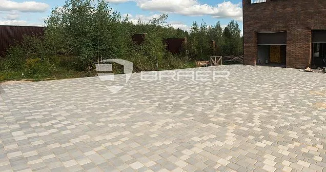 Брусчатка Классико, Color Mix "Туман", h=60 мм - Тёплая Керамика - Изображение 4