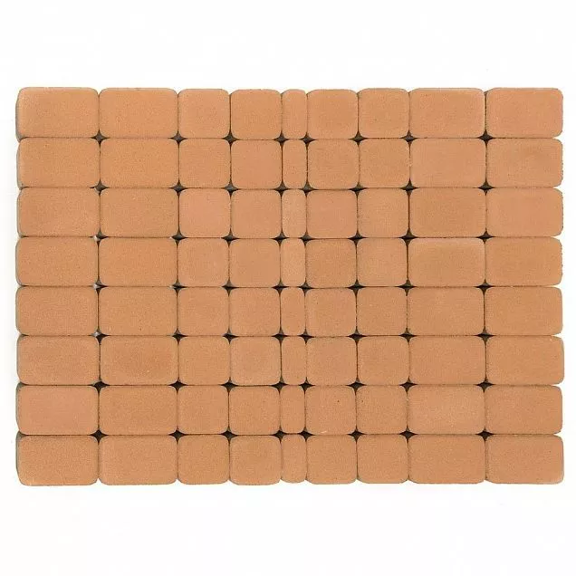 Брусчатка Классико, Корраловый, h=60 мм - Тёплая Керамика - Изображение 3
