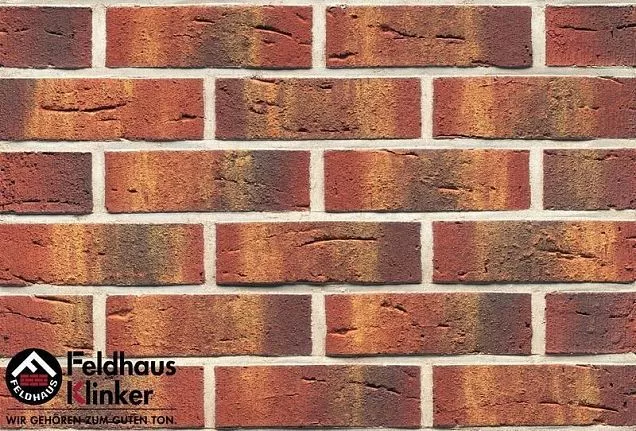Клинкерный кирпич Feldhaus Klinker K328NF90  " carmesi multi vascu" 240х90х71 мм - Тёплая Керамика - Изображение 1