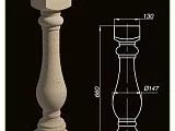 Балясина АС БЛ78-2 - Тёплая Керамика - Изображение 2
