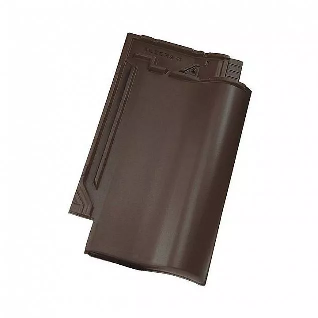 Керамическая черепица Koramic Alegra 14 Dark Brown - Тёплая Керамика - Изображение 1