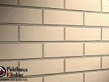 Клинкерная фасадная плитка R100NF9 "perla liso", кремово-белая с оттенками, гладкая 240х9х71 мм - Тёплая Керамика - Изображение 3