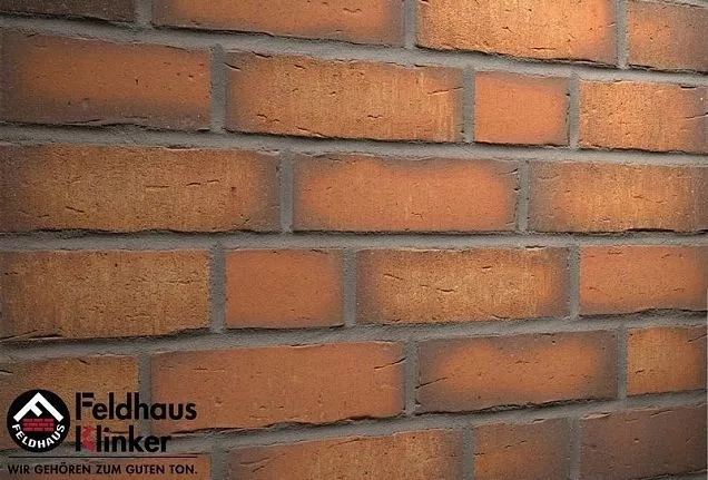 Клинкерная фасадная плитка R758NF14 vascu terracotta, состаренная поверхность  240х9х71 мм - Тёплая Керамика - Изображение 1