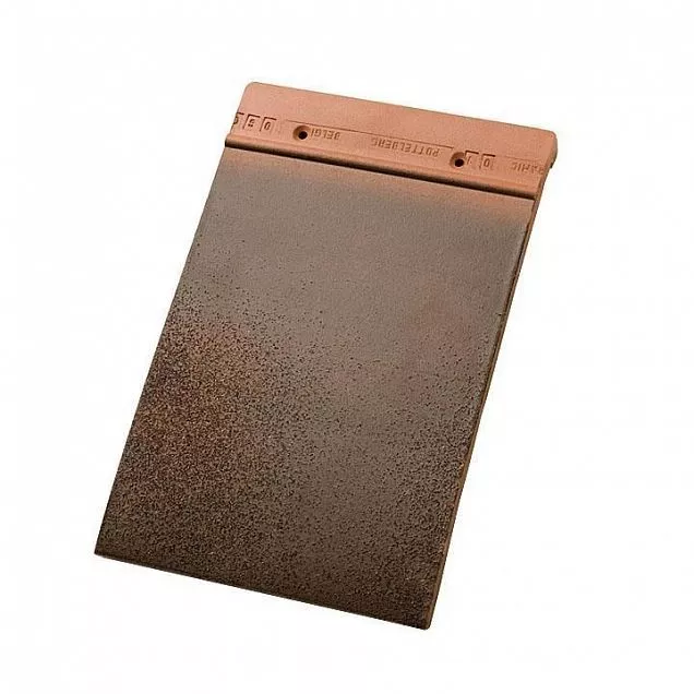 Керамическая черепица Koramic 301 Plain Tile Smooth Black Glazed - Тёплая Керамика - Изображение 1