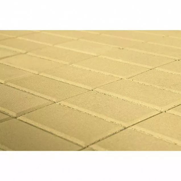 Брусчатка Прямоугольник, Песочный, h=60 мм - Тёплая Керамика - Изображение 2