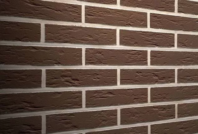 Клинкерная плитка R540DF9 "geo senso",темно-коричневая с оттенками, с плоской отделкой под шагрень 2 - Тёплая Керамика - Изображение 1