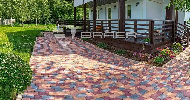 Брусчатка Классико, Винный, h=60 мм - Тёплая Керамика - Изображение 3