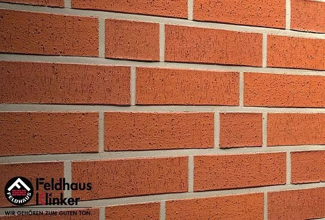 Клинкерный кирпич Feldhaus Klinker K401NF* "carmesi rugo" 240х115х71 мм - Тёплая Керамика - Изображение 3