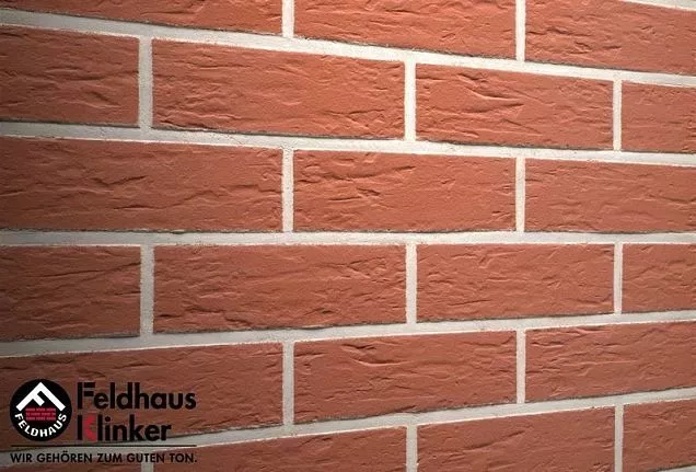 Клинкерный кирпич Feldhaus Klinker K440NF "carmesi senso" 240х115х71 мм - Тёплая Керамика - Изображение 3