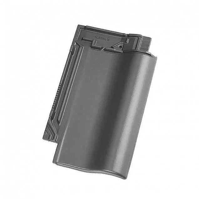 Керамическая черепица Koramic Alegra 15 Dark Grey - Тёплая Керамика - Изображение 1