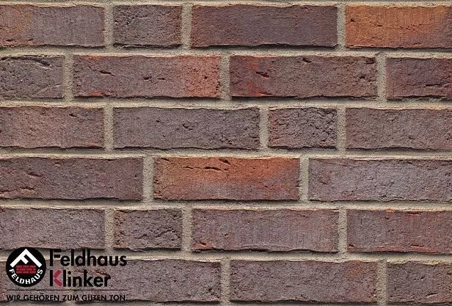 Клинкерный кирпич Feldhaus Klinker K662DF "sintra lava azur"  240х115х52 мм - Тёплая Керамика - Изображение 1