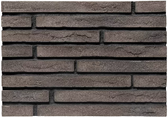 Облицовочный кирпич Brickwell Traditional Темно-коричневый 1NF 440х50х105 мм - Тёплая Керамика - Изображение