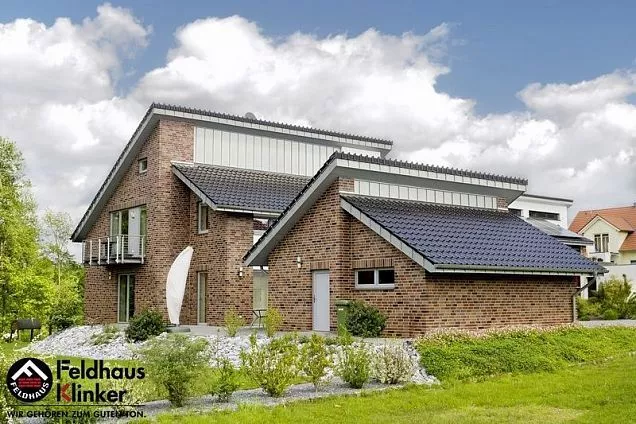 Клинкерный кирпич Feldhaus Klinker K380NF "carasi azur liso" 240х115х71 мм - Тёплая Керамика - Изображение 4