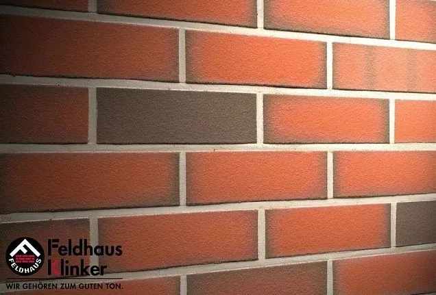 Клинкерная плитка R303NF9  "ardor liso", красная пестрая, обожженная, гладкая 240х9х71 мм - Тёплая Керамика - Изображение 1