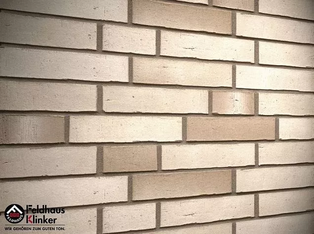 Клинкерный кирпич Feldhaus Klinker  K941DF vario argo albula 240х115х52 - Тёплая Керамика - Изображение 3