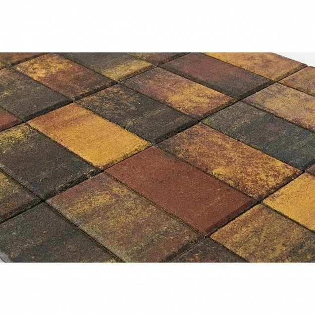 Тротуарная плитка Прямоугольник, Color Mix "Мальва", h=40 мм - Тёплая Керамика - Изображение 2