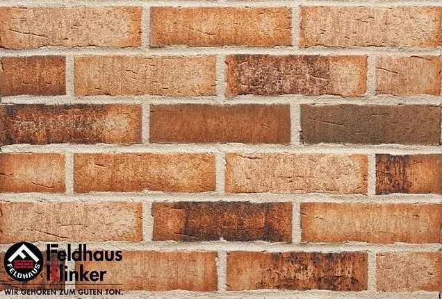 Клинкерный кирпич Feldhaus Klinker K665WDF  "sintra sabioso binaro" 215х102х65 мм - Тёплая Керамика - Изображение 3