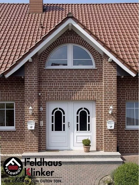 Клинкерный кирпич Feldhaus Klinker K400DF "carmesi liso" 240х115х52 мм - Тёплая Керамика - Изображение 5