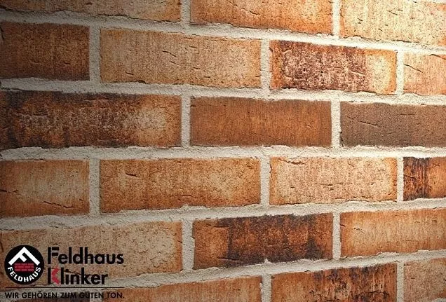 Клинкерный кирпич Feldhaus Klinker K665WDF  "sintra sabioso binaro" 215х102х65 мм - Тёплая Керамика - Изображение 1