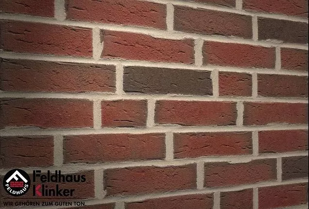 Клинкерный кирпич Feldhaus Klinker K689WDF  "sintra ardor" 215х102х65 мм - Тёплая Керамика - Изображение 1