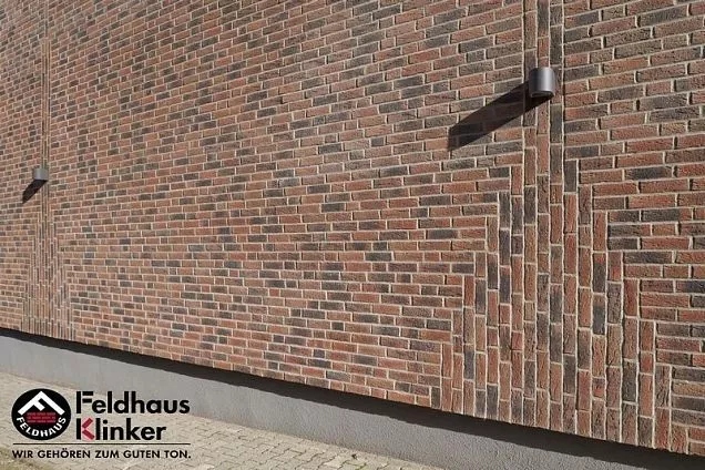 Клинкерный кирпич Feldhaus Klinker K685WDF  "sintra ardor nelino" 215х102х65 мм - Тёплая Керамика - Изображение 4