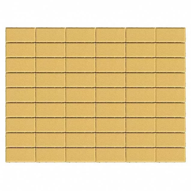 Брусчатка Прямоугольник, Песочный, h=60 мм - Тёплая Керамика - Изображение 3