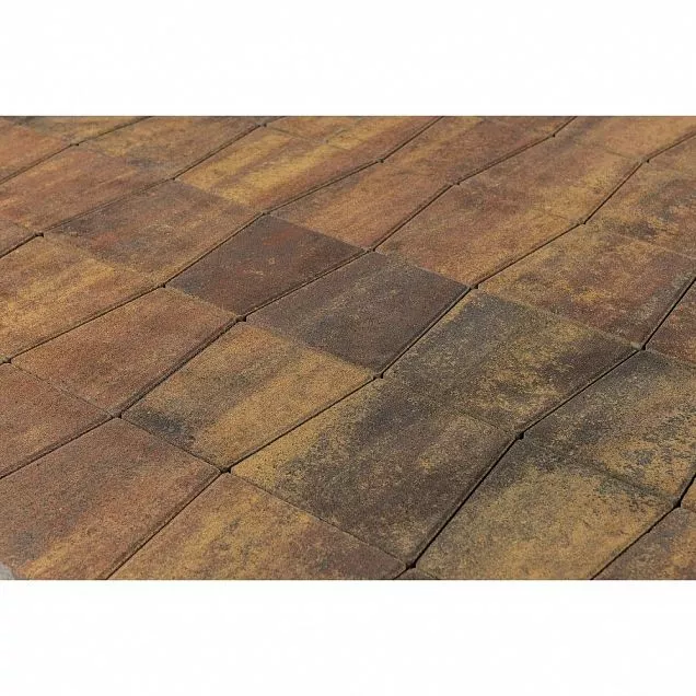 Бетонная брусчатка Старый город "Веймар", Color Mix "Мальва", h=60 мм - Тёплая Керамика - Изображение 2