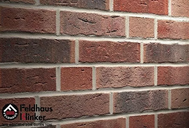 Клинкерный кирпич Feldhaus Klinker K663WDF  sintra cerasi nelino 215х102х65 мм - Тёплая Керамика - Изображение 1