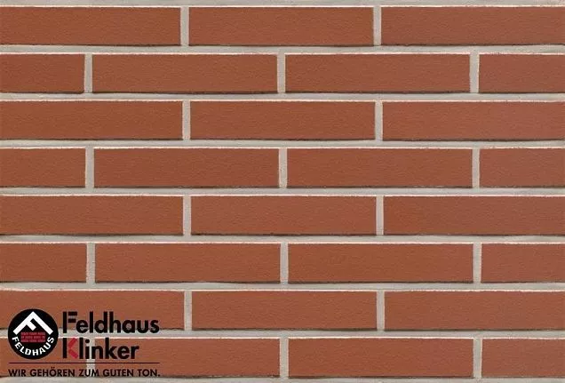 Клинкерный кирпич Feldhaus Klinker K400NF "carmesi liso" 240х115х71 мм - Тёплая Керамика - Изображение 3