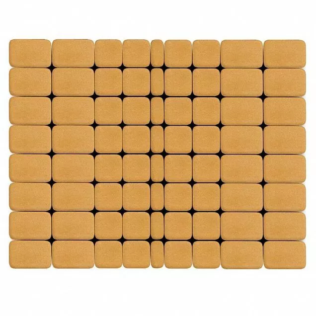 Брусчатка Классико, Медовый, h=60 мм - Тёплая Керамика - Изображение 2