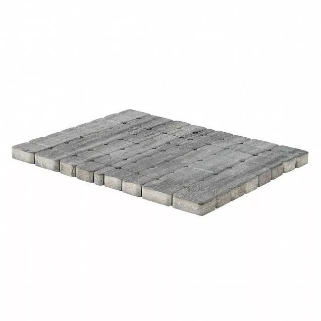 Брусчатка Классико, Color Mix "Туман", h=60 мм - Тёплая Керамика - Изображение 1