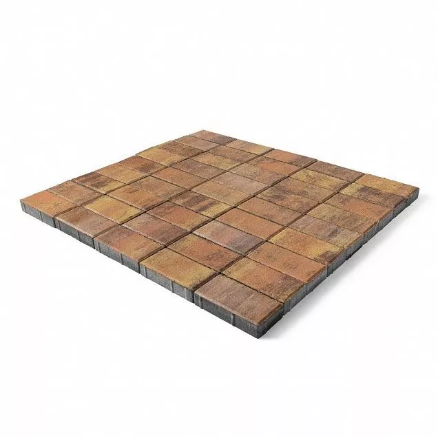 Тротуарная плитка Прямоугольник, Color Mix "Прайд", h=60 мм - Тёплая Керамика - Изображение 1