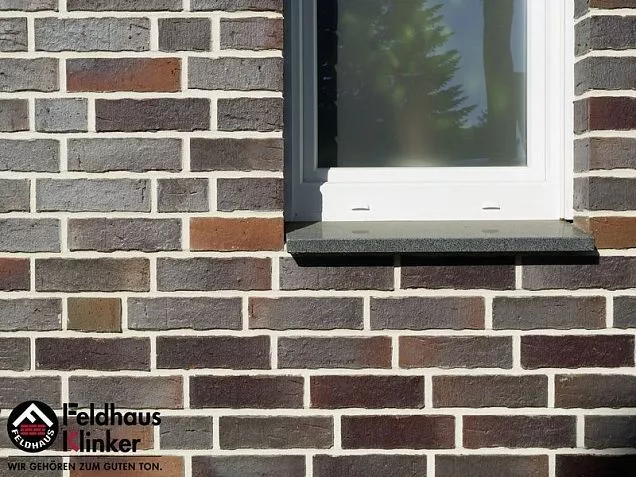 Клинкерный кирпич Feldhaus Klinker K662DF "sintra lava azur"  240х115х52 мм - Тёплая Керамика - Изображение 4