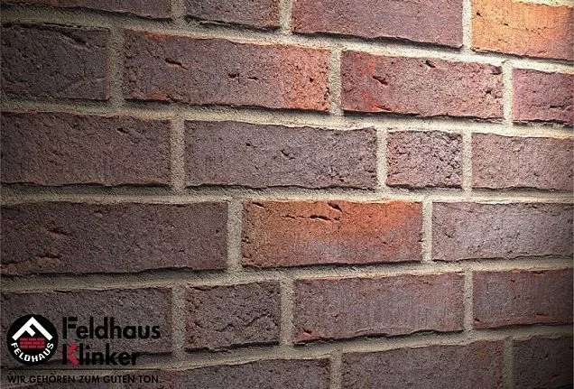 Клинкерный кирпич Feldhaus Klinker K662DF "sintra lava azur"  240х115х52 мм - Тёплая Керамика - Изображение 3