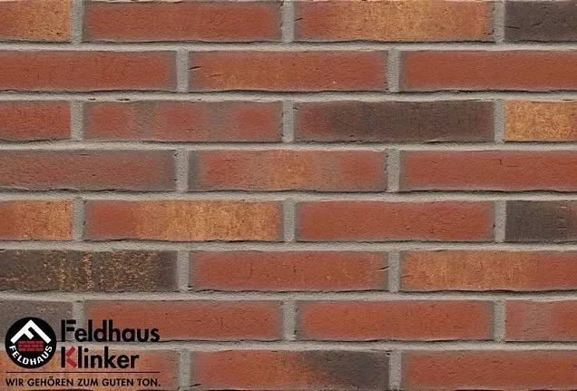 Клинкерная фасадная плитка R744DF14 vascu carmesi legoro 240х14х52 мм - Тёплая Керамика - Изображение 2