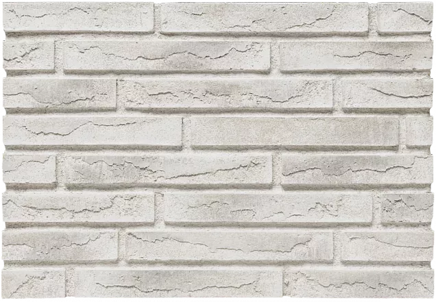 Облицовочный кирпич угловой Brickwell Traditional Ультрабелый с патиной 0,5NFC 290/105х50х50 мм - Тёплая Керамика - Изображение