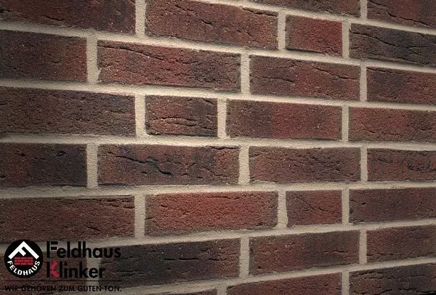 Клинкерный кирпич Feldhaus Klinker K685WDF  "sintra ardor nelino" 215х102х65 мм - Тёплая Керамика - Изображение 1