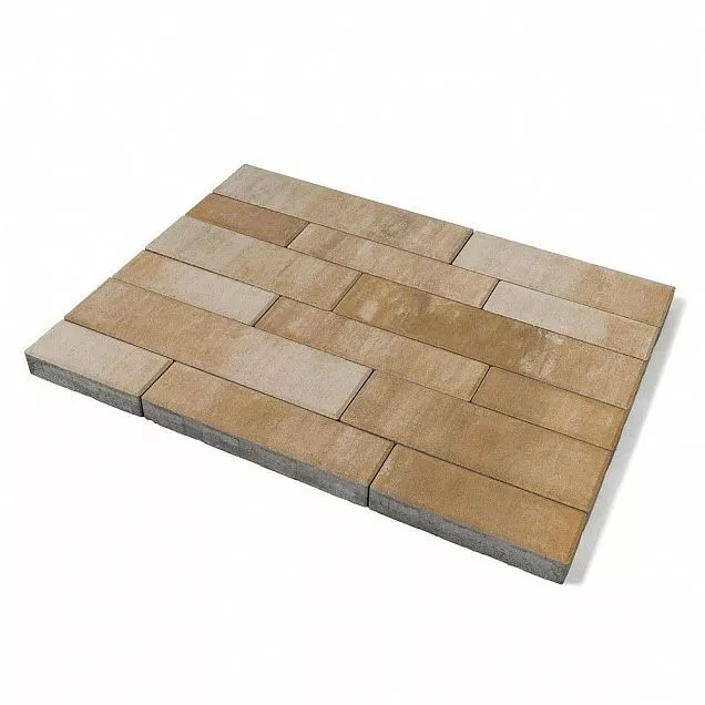 Брусчатка Домино, Color Mix "Плато", h=60 мм - Тёплая Керамика - Изображение 1